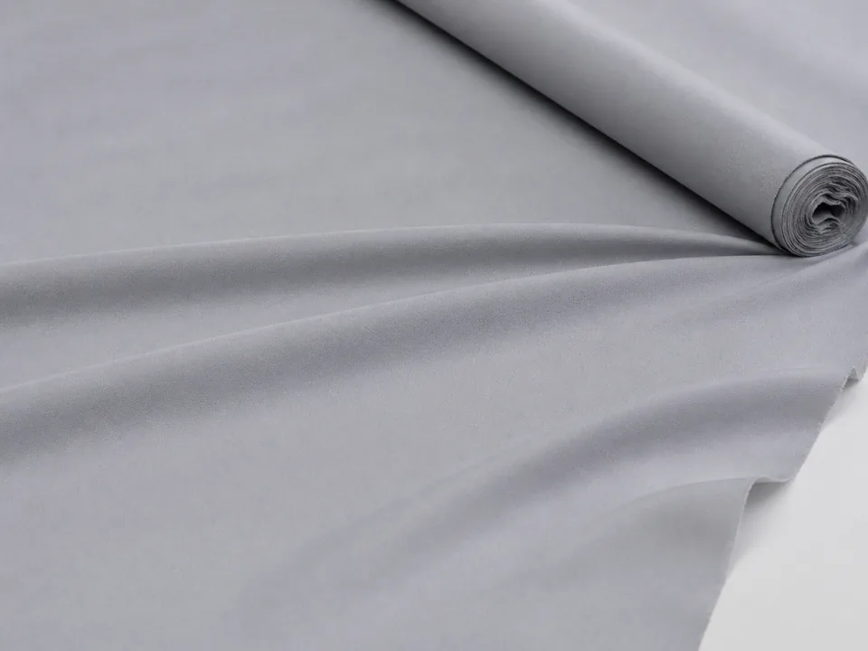 Cloud-grey lightweight ordinary brushed bedsheet fabric